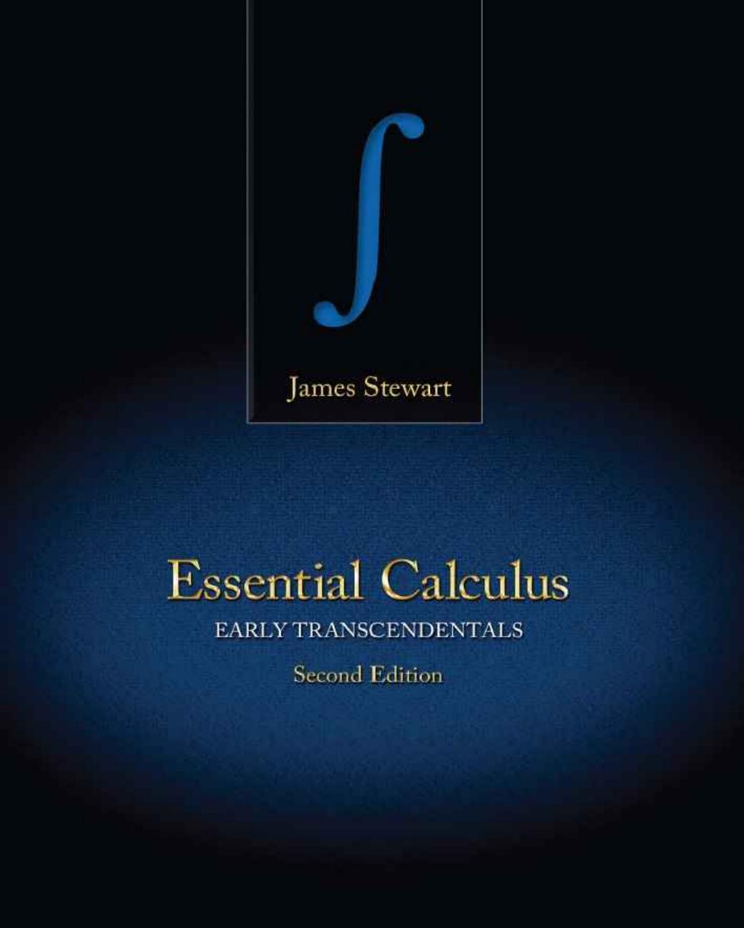 James Stewart Essential Calculus 2Nd Edition Solutions Manual Pdf